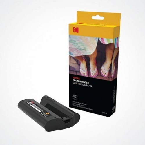 علبة حبر مع 40 ورقة لطابعة الصور كوداك PD460