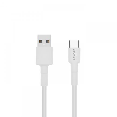 سلك شاحن ليفوري USB الى Type-C بطول 1 م بلاستيك