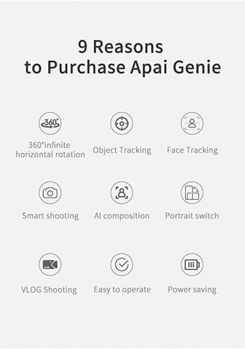 حامل هاتف دوار 360 درجة بحركة تلقائية متعقبة للوجه...