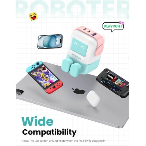 شاحن جداري سريع من يوجرين نيكسود 65 واط