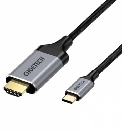 سلك تشويتيك قماشي من USB-C الى HDMI بطول 1.8م وبدق...