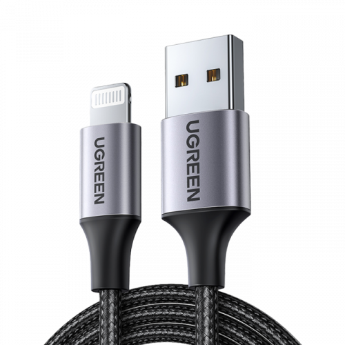 سلك شاحن يوجرين نايلون مظفر USB إلى آيفون بطول 1 م...