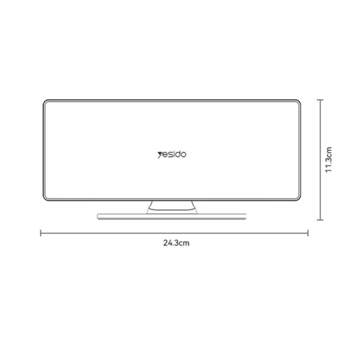 Yesido KM19 – شاشة سيارة ذكية مع CarPlay وAndroid...