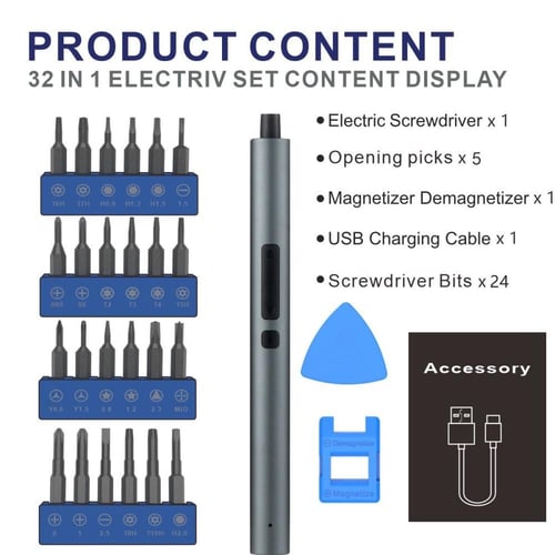مفك كهربائي متعدد الاستخدامات 32 في 1 من ATOUR