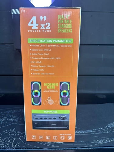 سماعة اسبيكر مع اضاءة rgb