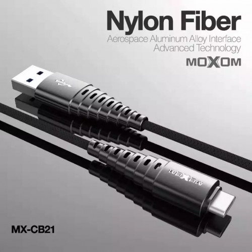 وصلة شحن/بيانات Type-c MX-CB21 موكسوم سرعة نقل بيا...
