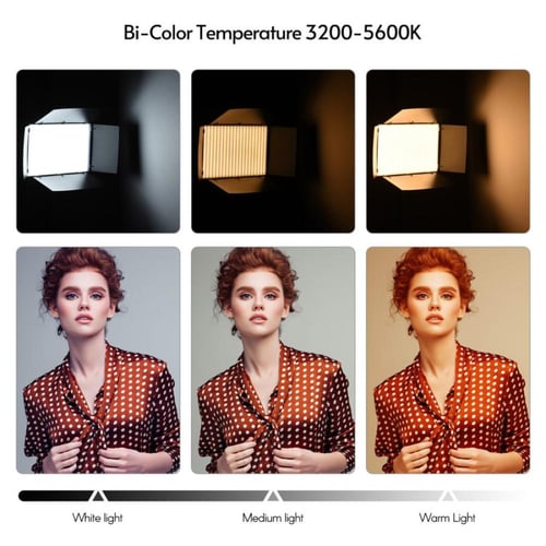 مصباح إضاءة التصوير الاحترافي LED LIGHT kit PRO le...