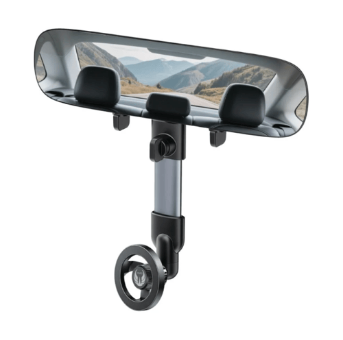 - يوفو - حامل جوال ماق سيف يركب على مرآة السيارة