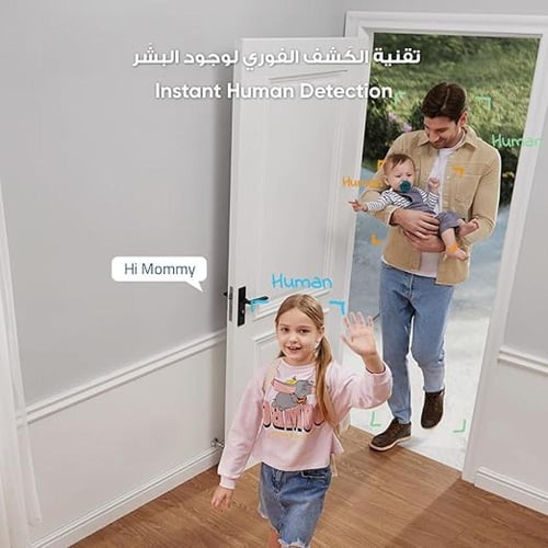 كاميرا eufy 2K Pan & Tilt – الأمان في بيتك بلمسة ذ...