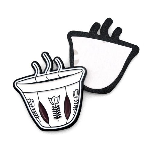 ملصق حديد فنجان القهوة