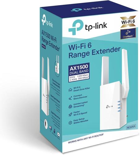 مقوي إشارة TP-Link AX1500 (RE505X) – جيل الواي فاي...