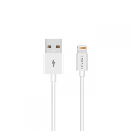 سلك شاحن ليفوري ايفون USB بطول 1 م بلاستيك