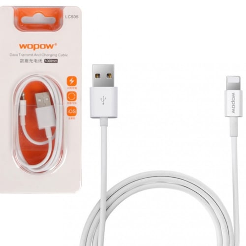 وبو -سلك شاحن ونقل بيانات لايفون جودة عالية WOPOW...