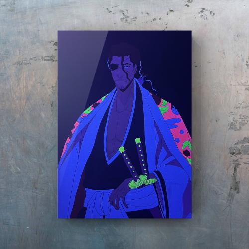 Kioraaku drawing with black light effect (50×70 cm)