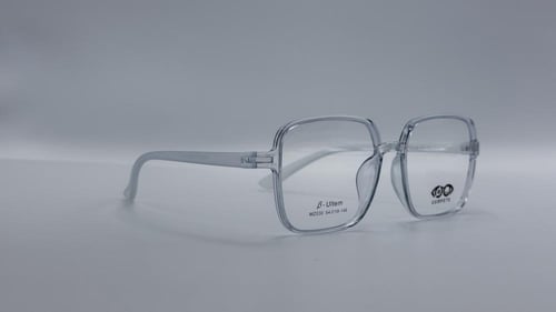 نظارة طبية مربعة من البلاستيك مناسبة للجنسين اللون...