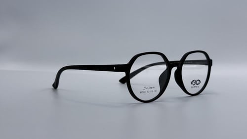 نظارة طبية دائرية من البلاستيك مناسبة للجنسين أسود...