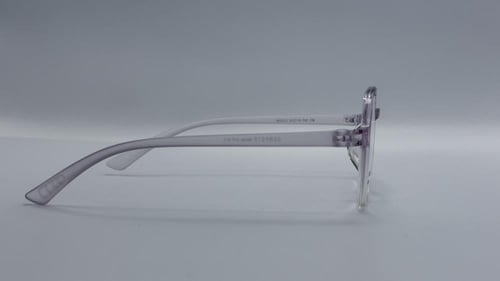 نظارة طبية نسائية هندسية من البلاستيك اللون بنفسجي...