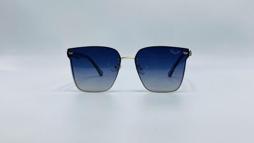 نظارة شمسية معدن هندسية اللون أسود*ذهبي رقم المودي...