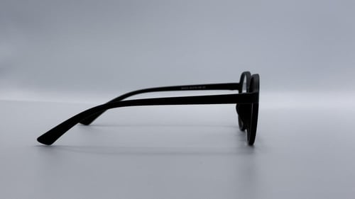 نظارة طبية دائرية من البلاستيك مناسبة للجنسين أسود...