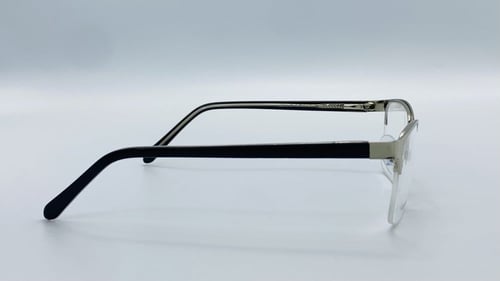 نظاره طبية مستطيلة من المعدن اللون فضي رقم الموديل...