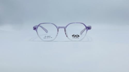 نظارة طبية بلاستيك دائرية اللون بنفسجي شفاف رقم ال...