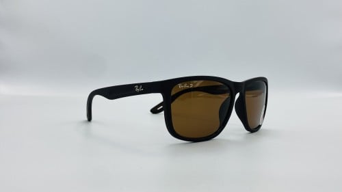 نظارات شمسية مربعة من البلاستيك اللون بني رقم المو...