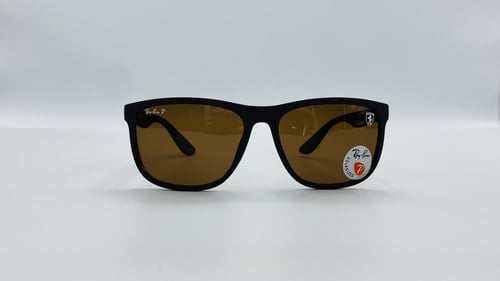 نظارات شمسية مربعة من البلاستيك اللون بني رقم المو...