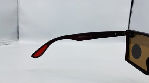 نظارة شمسية طيار افياتور من البلاستيك اللون بني رق...