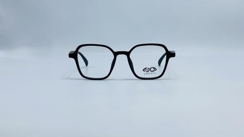 نظارة طبية بلاستيك مربعة اللون أسود رقم الموديل 88...