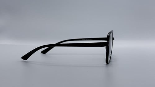 نظارة طبية مربعة من البلاستيك مناسبة للجنسين اللون...