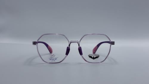 نظاره طبية هندسية مناسبة للاطفال اللون بنفسجي* ورد...