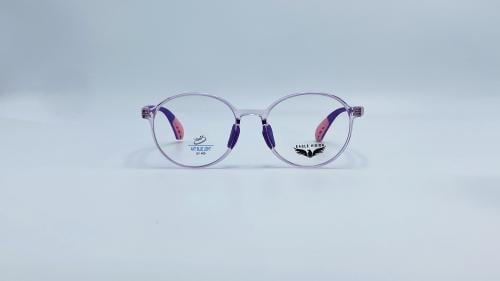 نظارة طبية بلاستيك مناسبة للاطفال دائرية اللون بنف...