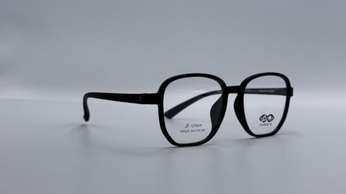 نظارة طبية مربعة من البلاستيك مناسبة للجنسين أسود...