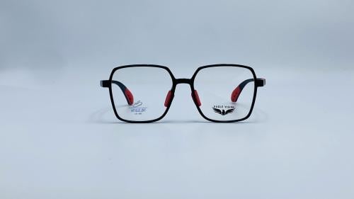 نظارة طبية بلاستيك مربعة مناسبة للاطفال اللون أسود...