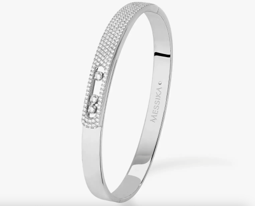 Messika | move bangle | half diamond (Large)