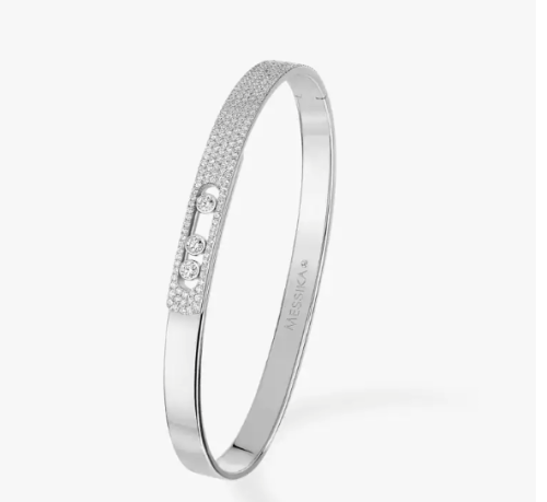 Messika move bangle | half diamond (Small)