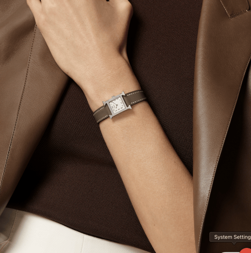 Heure H watch | | 21 MM | طوق الماس طبيعي