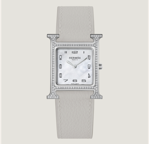 Heure H watch | 30 MM | طوق الماس طبيعي
