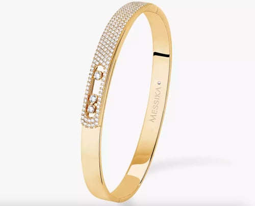 Messika | move bangle | half diamond (Large)