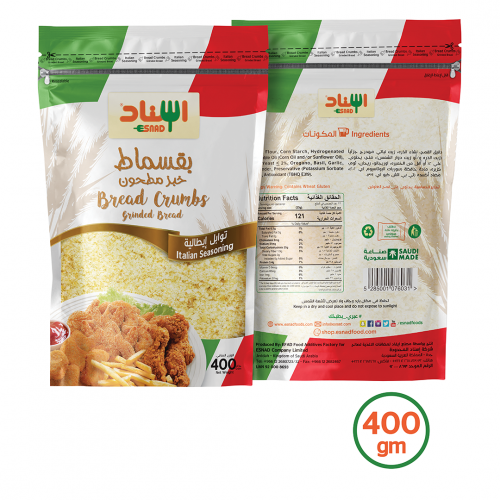 Bread Crumbs Italian Seasoning 400g -خبز مطحون توب...