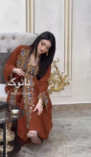 جلابية مناسبات ثلاثة ألوان