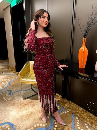 فستان سهرة لونين