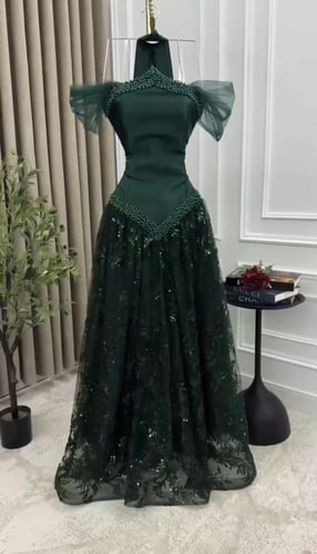 فستان سهرة أربعة ألوان