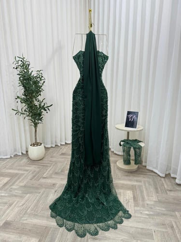 فستان سهرة أربعة ألوان