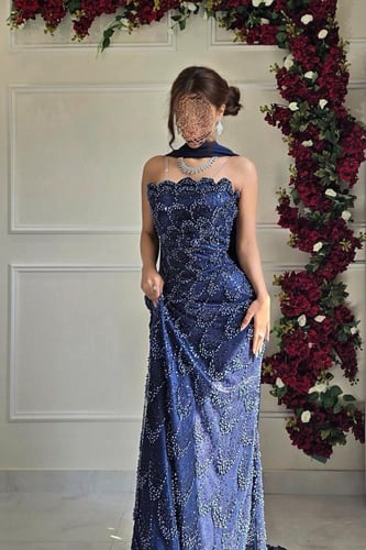 فستان سهرة أربعة ألوان