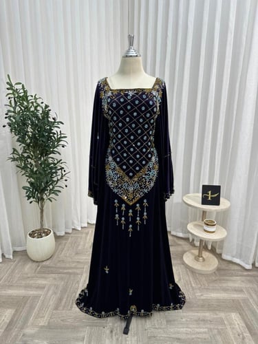 جلابية مناسبات مخمل