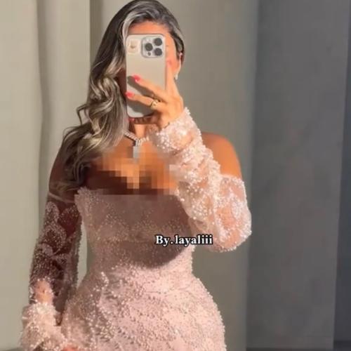 فستان سهرة خمس ألوان