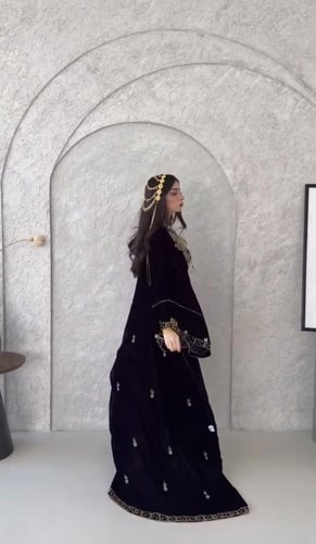 جلابية مناسبات مخمل