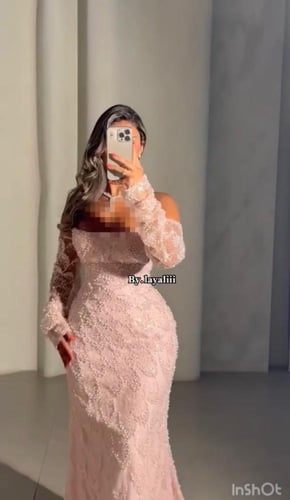 فستان سهرة خمس ألوان