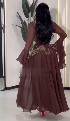 فستان زواج اكثر من لون